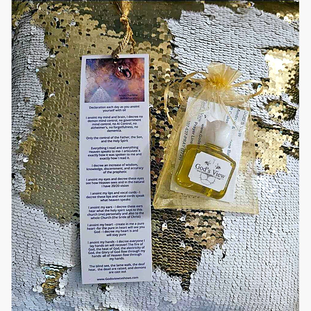 Anoint Yourself — "Roar" Bookmark + Anointing Oil