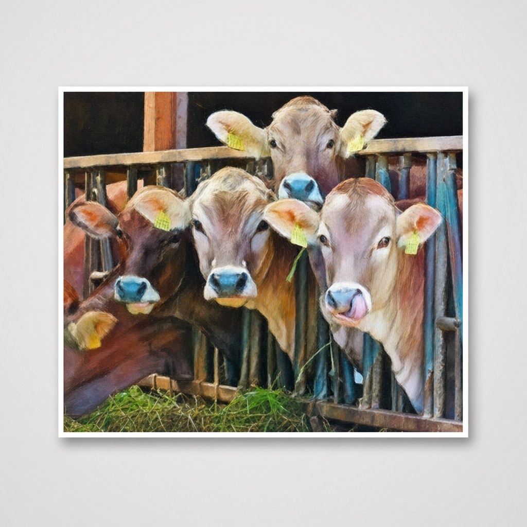 "Cows" — Prophetic Art Print